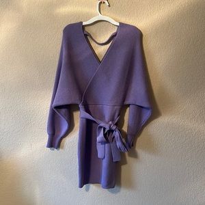 💜Lavender Fashion Nova Midi Dress💜